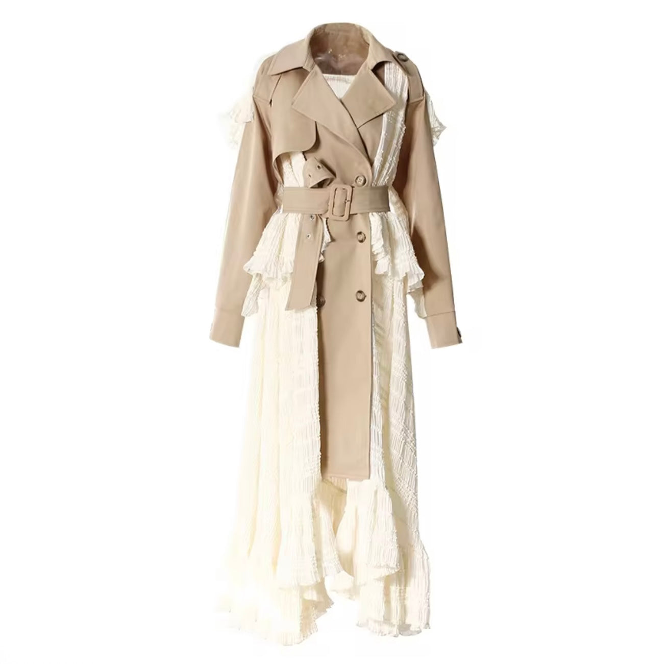 "VALENCIA" TRENCH COAT DRESS