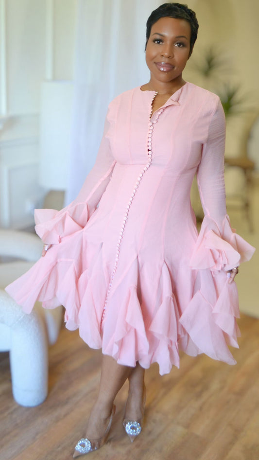 "DAHLIA" MIDI DRESS